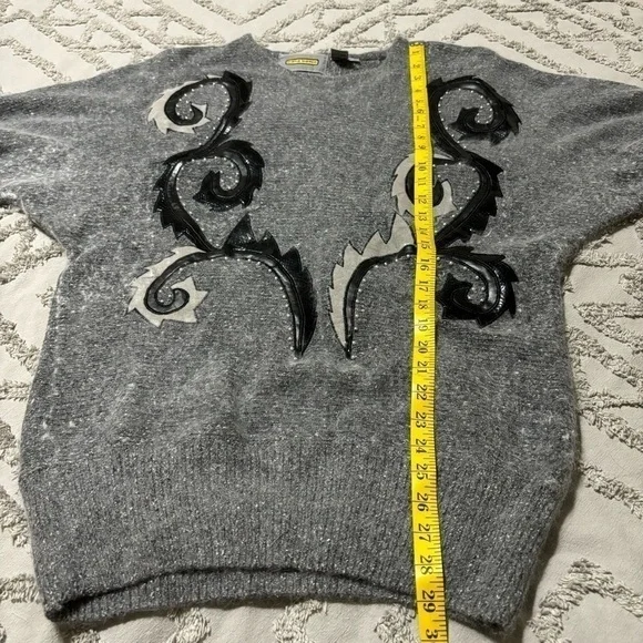 VINTAGE Diana Marco Silk and Angora Blend Sweater size 24W - Picture 8 of 10